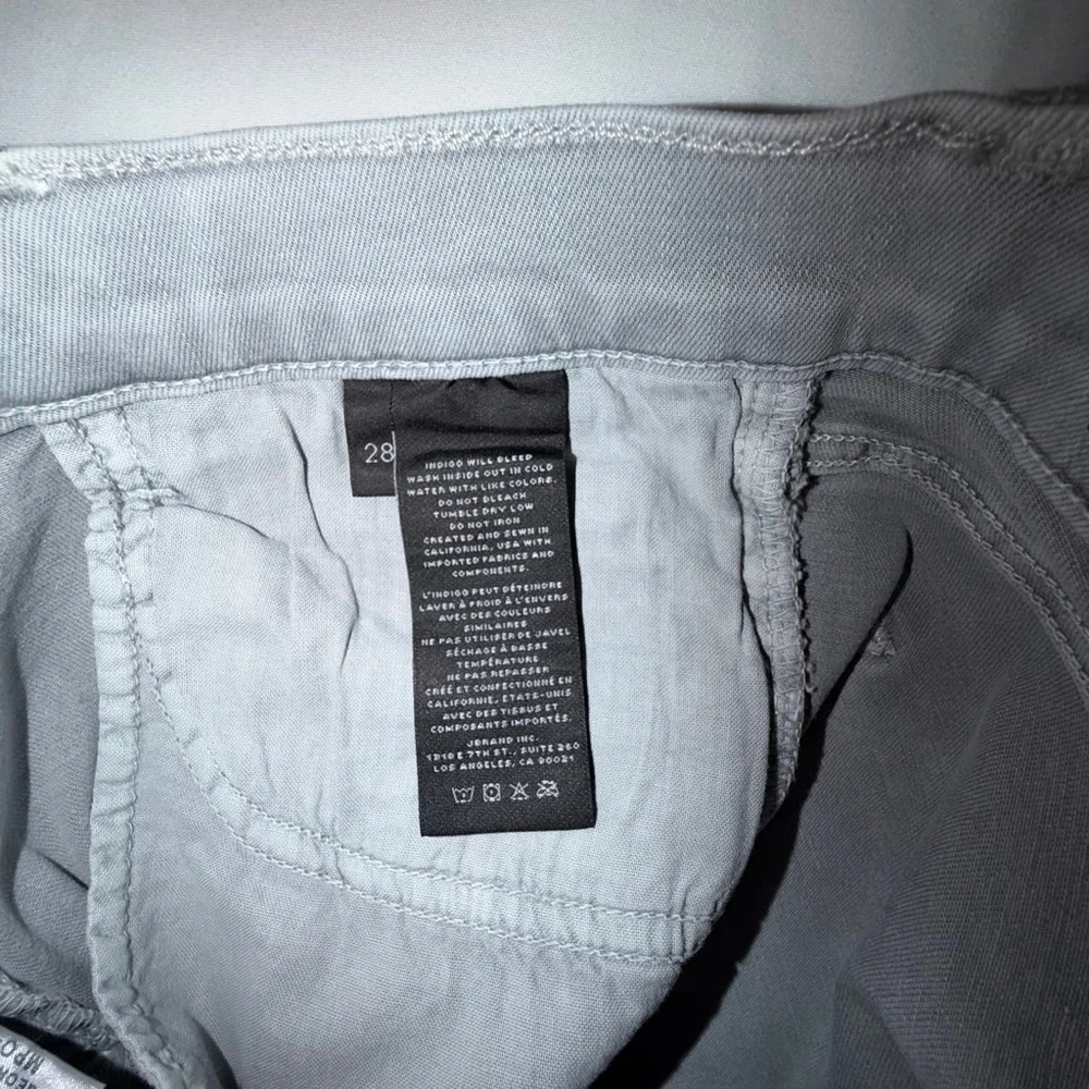 J Brand Selena MidRise Crop Boot Jeans Georgetown Grey Raw Hem 28 NWT Kick Flare - Picture 5 of 13